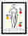 Matisse Nude with Orange Art Print Black