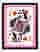 Chic Queen of Hearts Art Print - Black