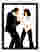 Iconic Dance Duo Art Print - Black
