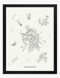 Kandinsky Small Worlds X Art Print Black