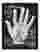 Vintage Palmistry Guide Art Print - Black