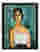 Christina Portrait by Modigliani Art Print - Black
