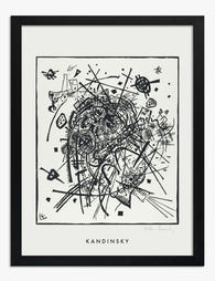 Kandinsky Small Worlds VIII Art Print - Black
