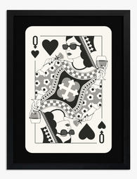 Queen of Style Art Print - Black