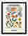 Barcelona Market Blooms Art Print Black Frame
