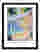 Coastal Maximalism Art Print Black Frame