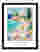Coastal Matisse Vibes Art Print Black Frame