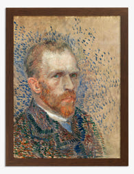 Van Goghs Timeless Gaze Art Print - Brown