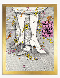 Gatsby’s Glitter Ball Art Print - Gold