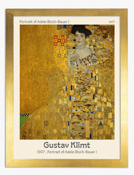 Gustav Klimt – Adele Bloch-Bauer Art Print - Gold