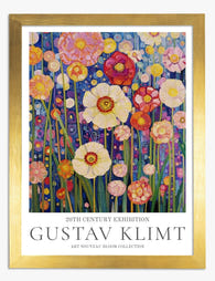 Klimts Blooming Bliss Art Print - Gold