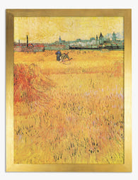 Van Goghs Golden Fields Art Print - Gold
