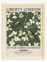 Morris-Inspired Birds & Botanicals Art Print - Oak