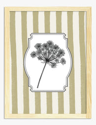 Botanical Dill Elegance Art Print Oak