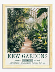 Kew Gardens Escape Art Print - Oak