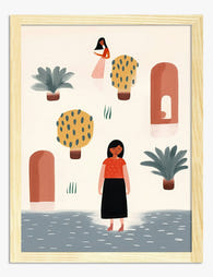 Summer Moments Abroad Art Print Oak