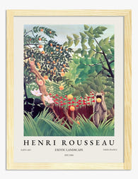 Henri Rousseaus Jungle Harmony Art Print - Oak