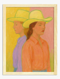 Prairie Sisters Harmony Art Print - Oak