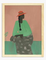 Countryside Muse Art Print Oak