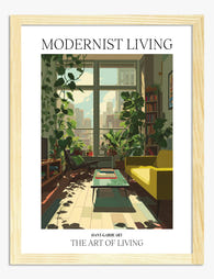 Urban Oasis Living Art Print - Oak