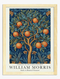 William Morris Orange Tree Art Print - Oak