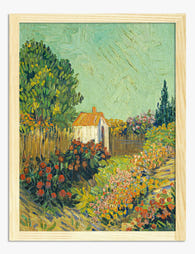 Van Gogh Garden Path Art Print Oak