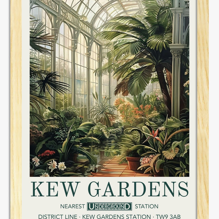 Botanische Gewächshaus-Poster