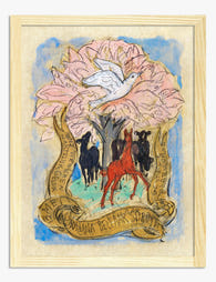 New Beginnings Blossom Art Print - Oak