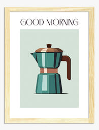 Morning Rituals Art Print - Oak