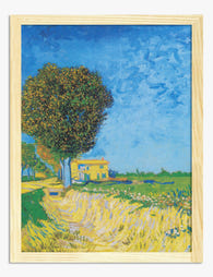 Avenue at Arles by Van Gogh Art Print Oak