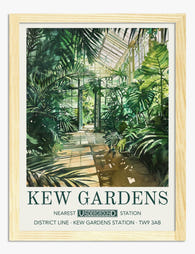 Tropical Haven Art Print - Oak