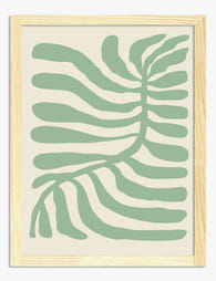 Soft Sage Botanical Art Print - Oak