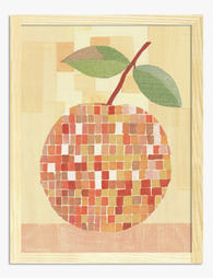 Mosaic Peach Delight Art Print Oak