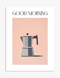 Morning Brew Ritual Art Print - Unframed