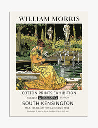 William Morris Reading Woman Art Print - Unframed