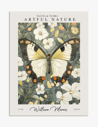 Morris Butterfly Botanica Art Print - Unframed