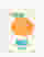 Nice Peach Pop Poster Art Print - Unframed