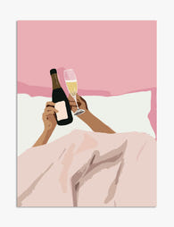 Bedside Bubbles Art Print - Unframed