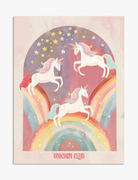 Magical Unicorn Rainbow Art Print - Unframed