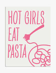Pasta Lovers Club Art Print - Unframed