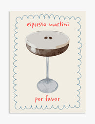 Espresso Martini Please Art Print - Unframed