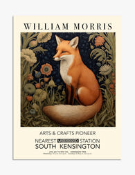 William Morris Fox Charm Art Print - Unframed