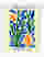 Botanical Tropical Shapes Art Print - White