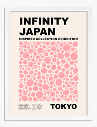 Infinity Dots by Yayoi Kusama Art Print - White