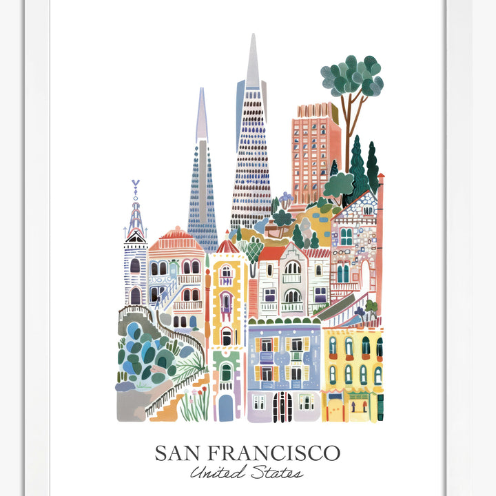 Whimsical Buildings Art Prints