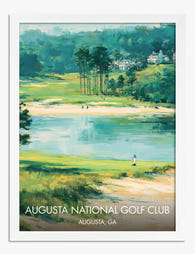 Augusta National Serenity Art Print - White