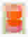 Pink & Orange Pop Shapes Art Print - White