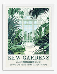 Kew Gardens Serenity Art Print - White