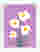 Sunny Blooms on Lilac Art Print - White