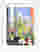 Sunlit Parisian Window Art Print - White